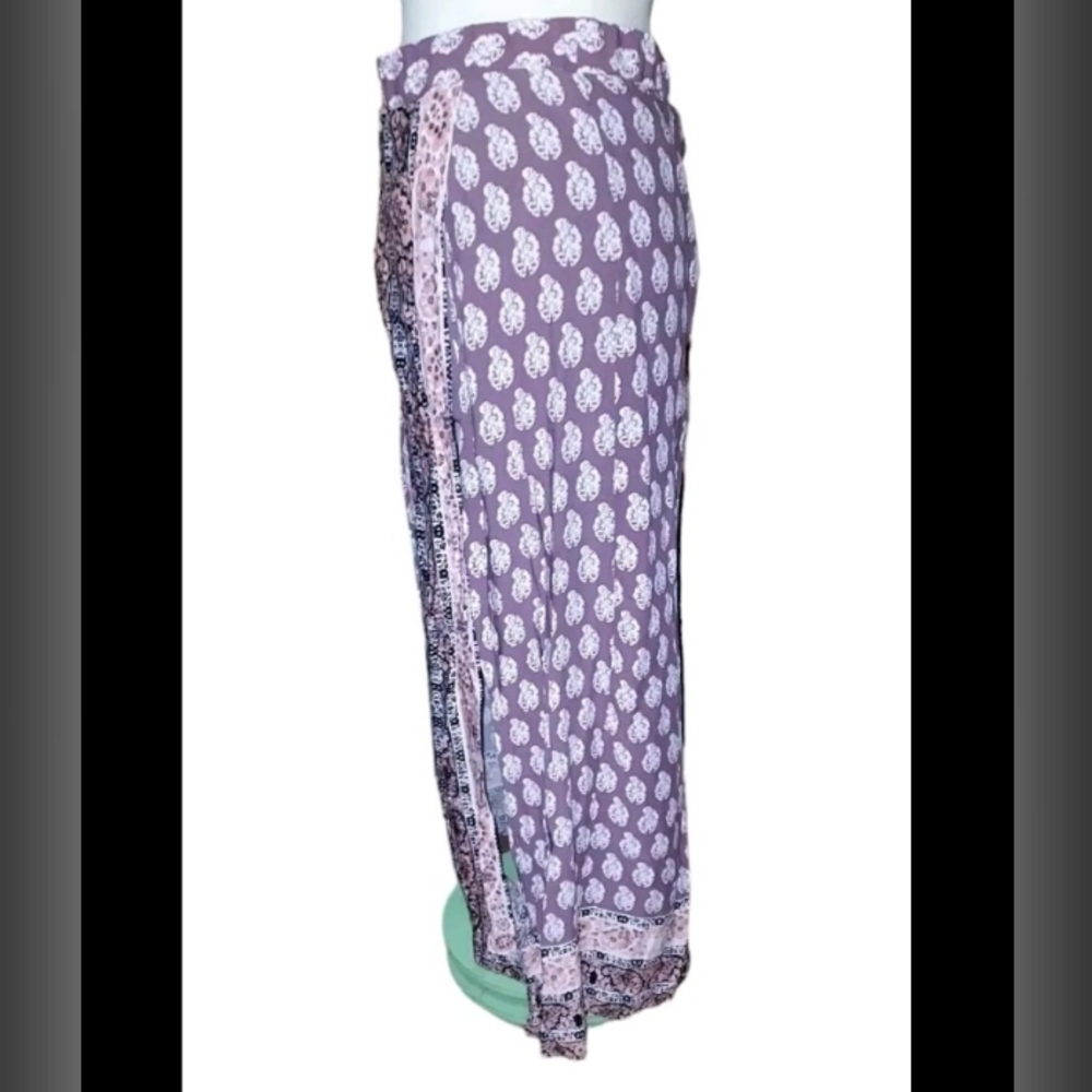 Surf Gypsy S Squort Skirt Coverup Pullon Purple Peach Blue Beach Swim... dimensi - Picture 4 of 5